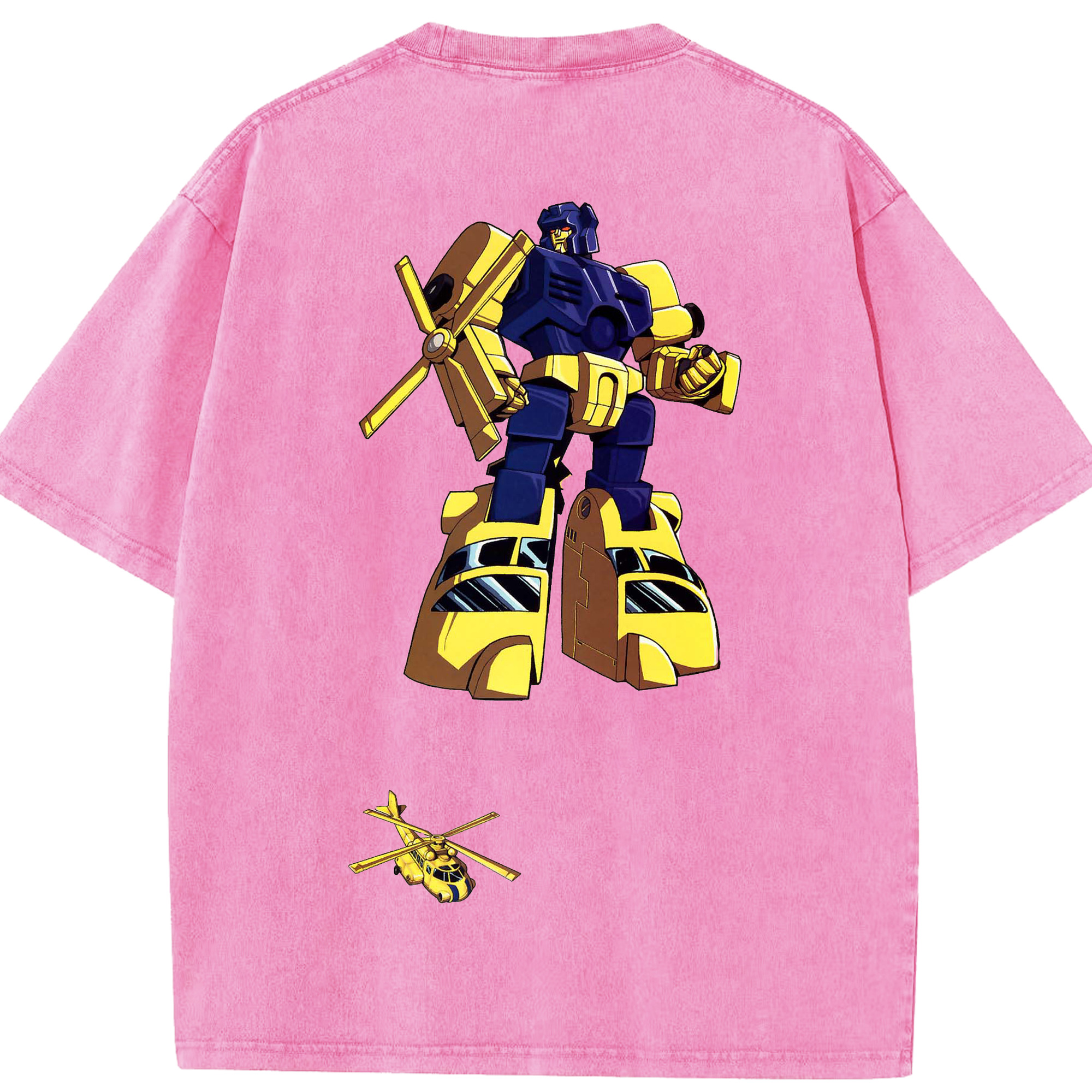 （画像用）  綿100% ヴィンテージ風 半袖Tシャツ（背面プリント）